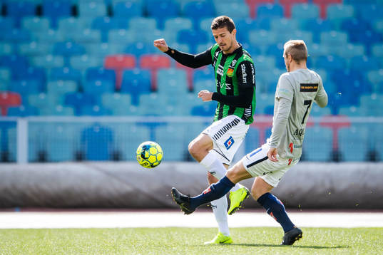 GAIS Nikola Asceric och Jönköpings Sebastian Crona