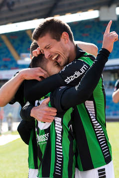 GAIS Nikola Asceric kramar om Predrag Randelovic som precis