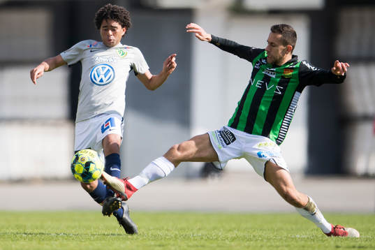 Jönköpings Fabio Gama dos Santos och GAIS Predrag
