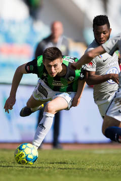 GAIS Leonard Pllana och Jönköpings Enock Kwakwa