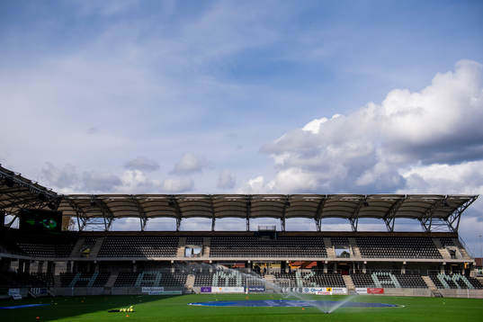 General view of Briskeby Stadion