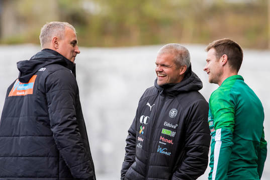 Bengt Sæternes, head coach of Sandnes Ulf, Gaute Ugelstad