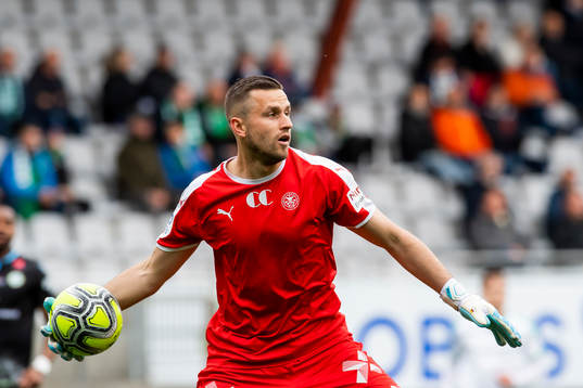 Goalkeeper Lukasz Jarosinski of HamKam