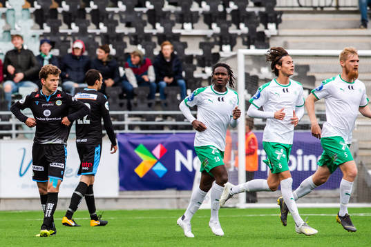 Vegard Østraat Erlien of Sandnes Ulf looks dejected