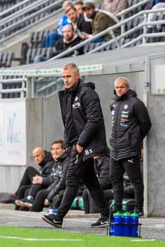 Bengt Sæternes, head coach of Sandnes Ulf, and Gaute