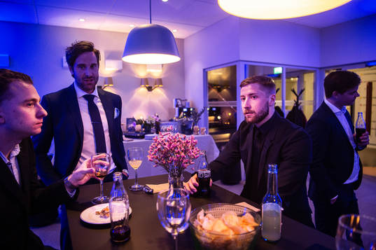 Domare Mikael Sjöqvist och Luleås Joel Lassinantti