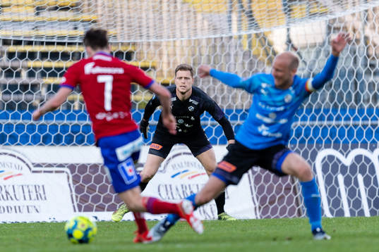 Halmstads målvakt Malkolm Nilsson
