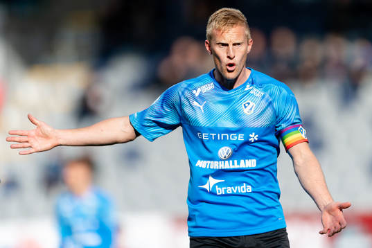 Halmstads Peter Larsson reagerar