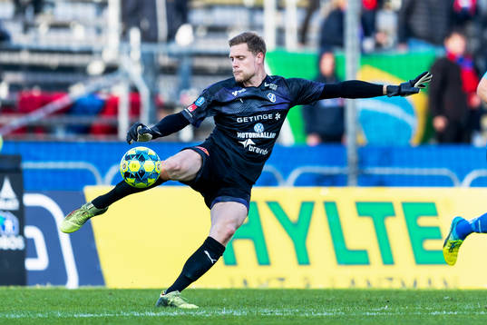 Halmstads målvakt Malkolm Nilsson