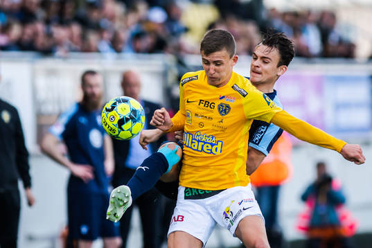 Falkenbergs John Björkengren och Malmö FFs Andreas