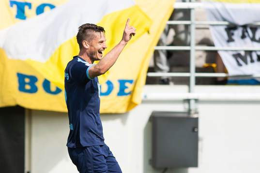 Malmö FFs Markus Rosenberg jublar