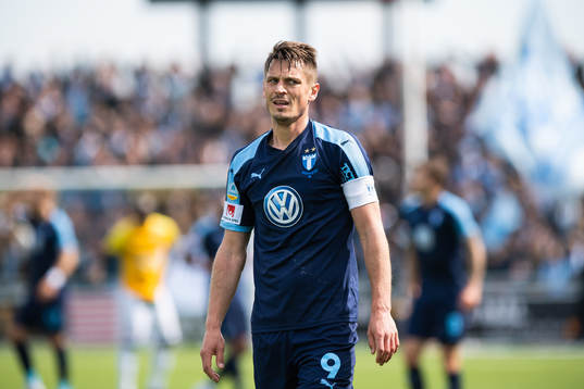 Malmö FFs Markus Rosenberg deppar