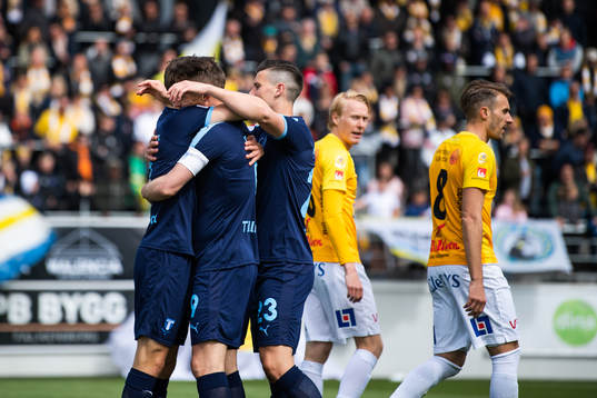 Malmö FFs Arnór Traustason, Markus Rosenberg ooch Marcus