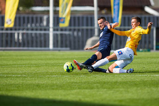 Malmö FFs Eric Larsson och Falkenbergs John Björkengren