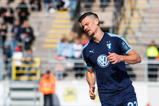 Malmö FFs Marcus Antonsson deppar