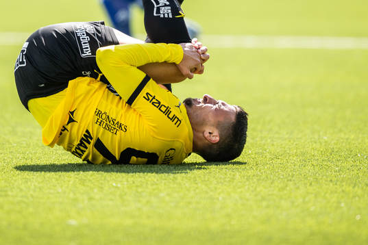 Häckens Ahmed Yasin har ont