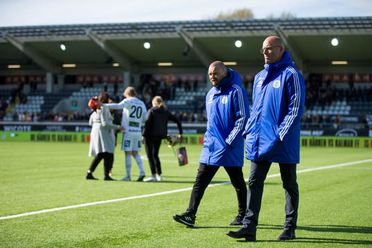 Sundsvalls tränare Joel Cedergren deppar