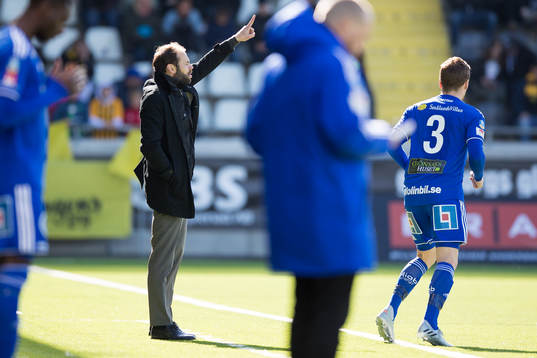 Häckens tränare Andreas Alm