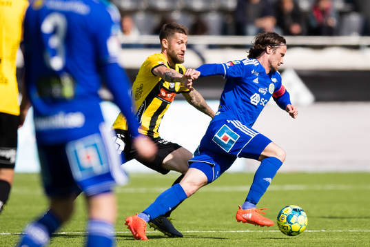 Häckens Joona Toivio och Sundsvalls Linus Hallenius