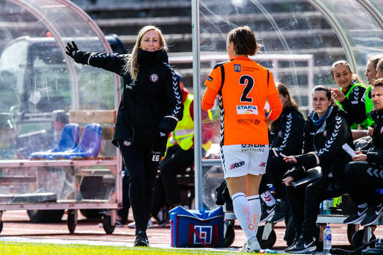 Kristianstads tränare Elisabet Gunnarsdottir