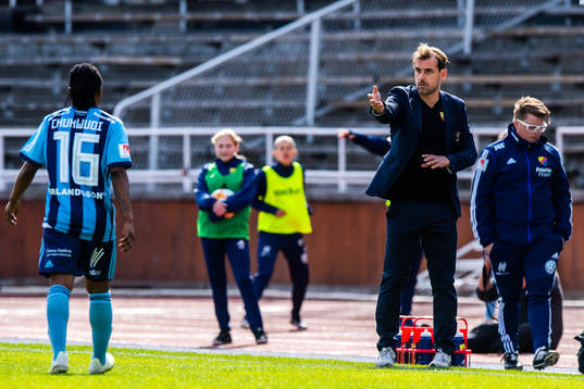 Djurgårdens tränare Joel Ridez