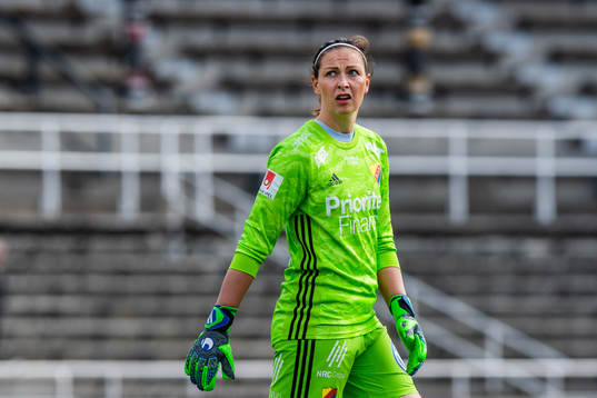 Djurgårdens målvakt Gudbjörg Gunnarsdottir