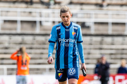Djurgårdens Olivia Schough deppar