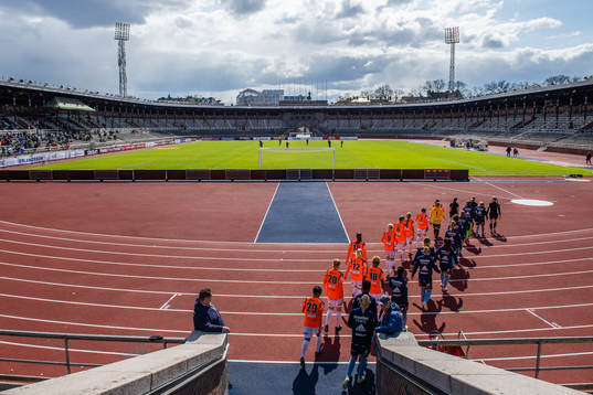Djurgårdens och Kristianstads spelare