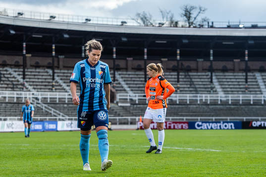 Djurgårdens Hanna Folkesson deppar