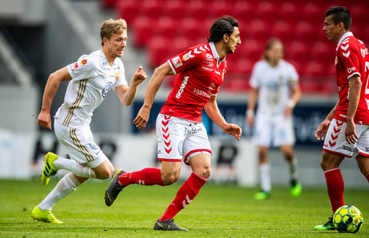 Kalmars Mahmoud Eid och Östersunds Ludvig Fritzson