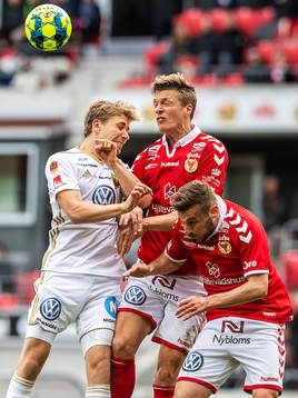 Kalmars Viktor Elm och Fidan Aliti samt Östersunds Ludvig