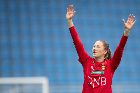Goalkeeper Cecilie Fiskerstrand of LSK Kvinner