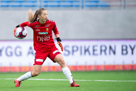Goalkeeper Cecilie Fiskerstrand of LSK Kvinner