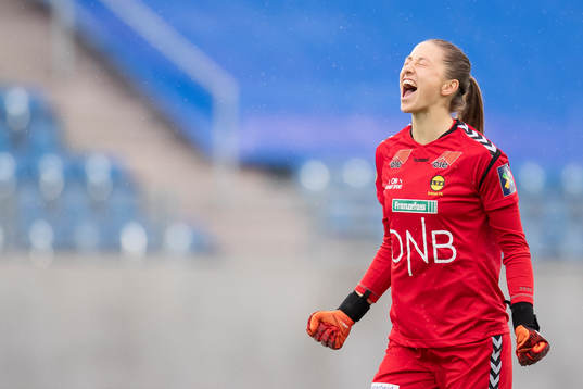 Goalkeeper Cecilie Fiskerstrand of LSK Kvinner