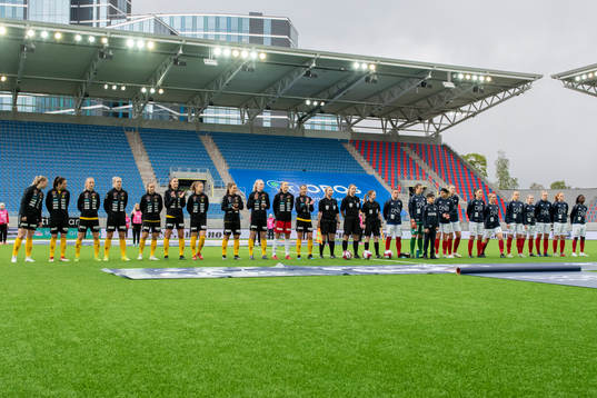 The players line-up