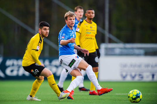 Trelleborgs Niklas Bröndsted Vesterlund och Frejs André