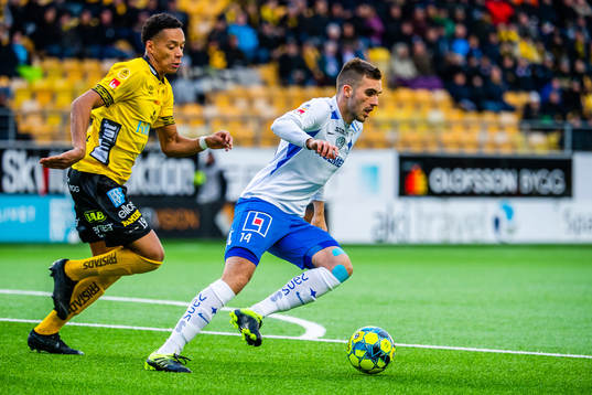 IFK Norrköpings Egzon Binaku och Elfsborgs Kevin Kabran