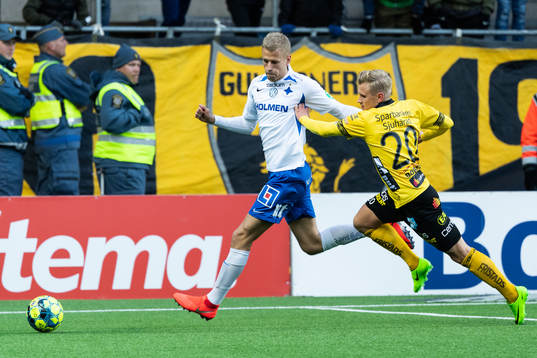 IFK Norrköpings Filip Dagerstål och Elfsborgs Simon Strand