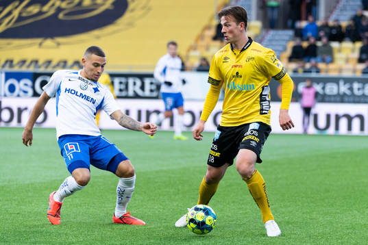 Elfsborgs Simon Olsson och IFK Norrköpings Jordan Larsson