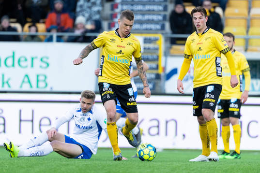 Elfsborgs Samuel Holmén och Simon Olsson