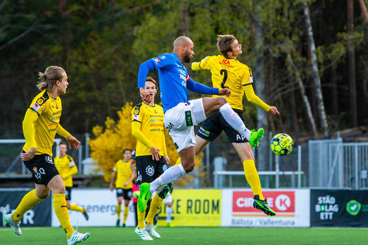 Trelleborgs Salif Camara Jönsson gör 0-1