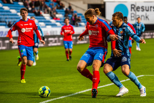Helsingborgs Charlie Weberg och Djurgårdens Jesper