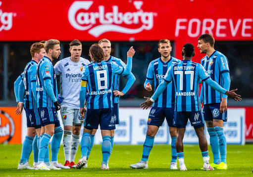Djurgårdens spelare deppar