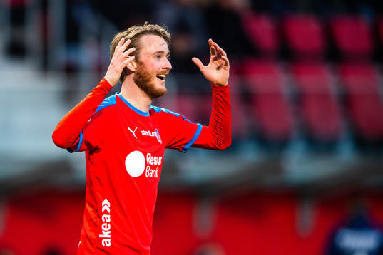 Helsingborgs Rasmus Jönsson reagerar