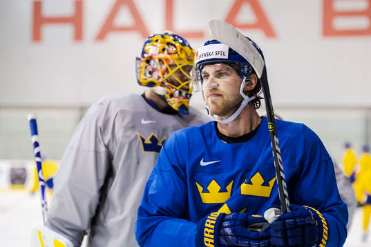 Elias Lindholm of Sweden at a practice session