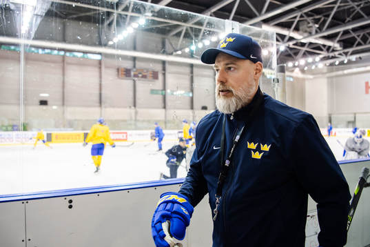 Head coach Rikard Grönborg of Sweden