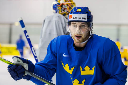 Elias Lindholm of Sweden at a practice session