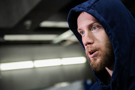 Goaltender Jacob Markström of Sweden