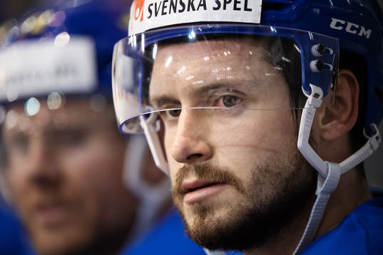 Oliver Ekman Larsson of Sweden at a practice session