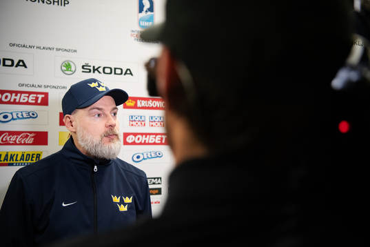 Head coach Rikard Grönborg of Sweden